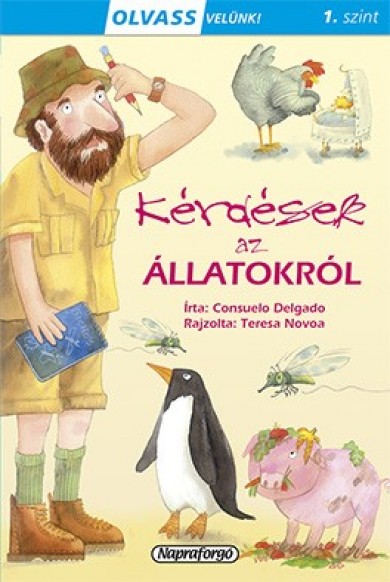 Könyv Olvass velünk! (1) - Kérdések az állatokról (Consuelo Delgado)