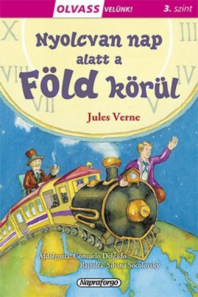 Könyv Olvass velünk! (3) - 80 nap alatt a Föld körül (Jules Verne)