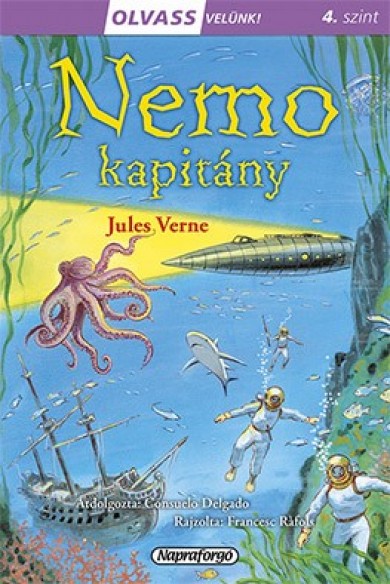 Könyv Olvass velünk! (4) - Némó kapitány (Jules Verne)
