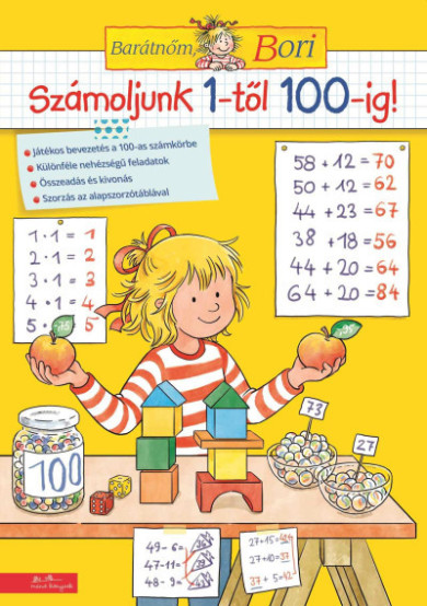 Könyv Számoljunk 1-től 100-ig! - Barátnőm, Bori foglalkoztató
