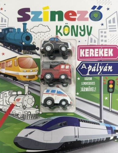 Könyv Színező könyv - Kerekek a pályán