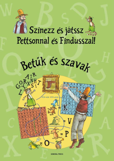 Könyv Színezz és játssz Pettsonnal és Findusszal! - Betűk és szavak (Sven No