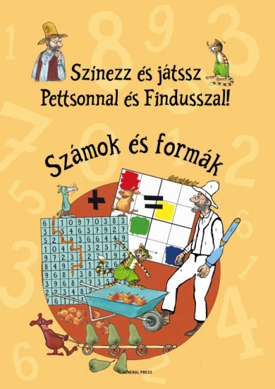 Könyv Színezz és játssz Pettsonnal és Findusszal! - Számok és formák (Sven N