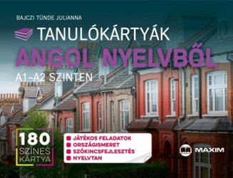 Könyv Tanulókártyák angol nyelvből A1-A2 szinten kezdőknek - 180 db színes k