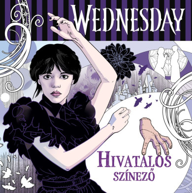 Könyv Wednesday - Hivatalos színező