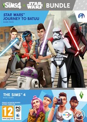 PC játék Sims 4 és Star Wars Journey to Batuu