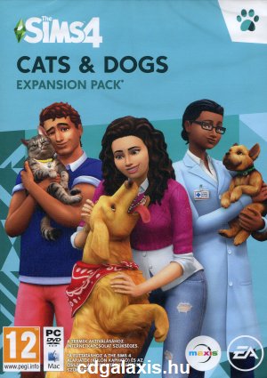 PC játék The Sims 4 kiegészítő: Cats and Dogs
