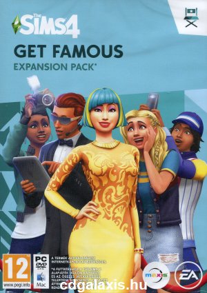 PC játék The Sims 4 kiegészítő: Get Famous