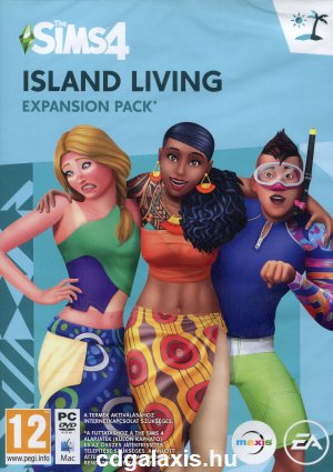 PC játék The Sims 4 kiegészítő: Island Living