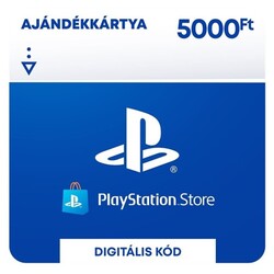 Digitális vásárlás (PS4) PSN Playstation Network Egyenlegfeltöltés 5000Ft  LETÖLTŐKÓD
