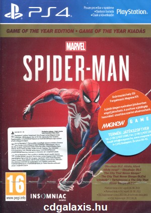 Playstation 4 Spider-Man Game of the Year