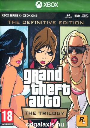 Xbox One Grand Theft Auto The Trilogy The Definitive Edition borítókép