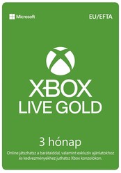 Digitális vásárlás (Xbox) Xbox Live 3 hónapos Gold tagság DIGITÁLIS